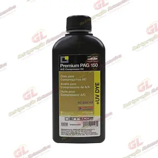 Óleo para Compressor ERRECOM R134a PAG 150 com Contraste Ultravioleta 237ml