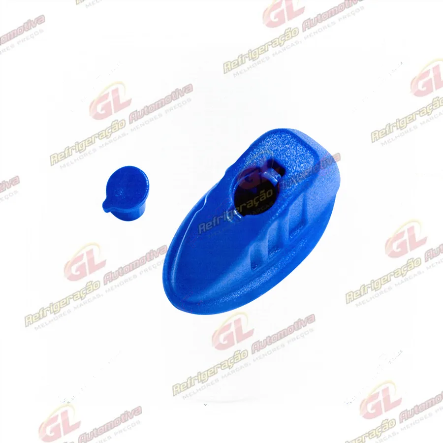 Botão do Registro Azul de Baixa da Recolhedora Robinair RC.500.450/550