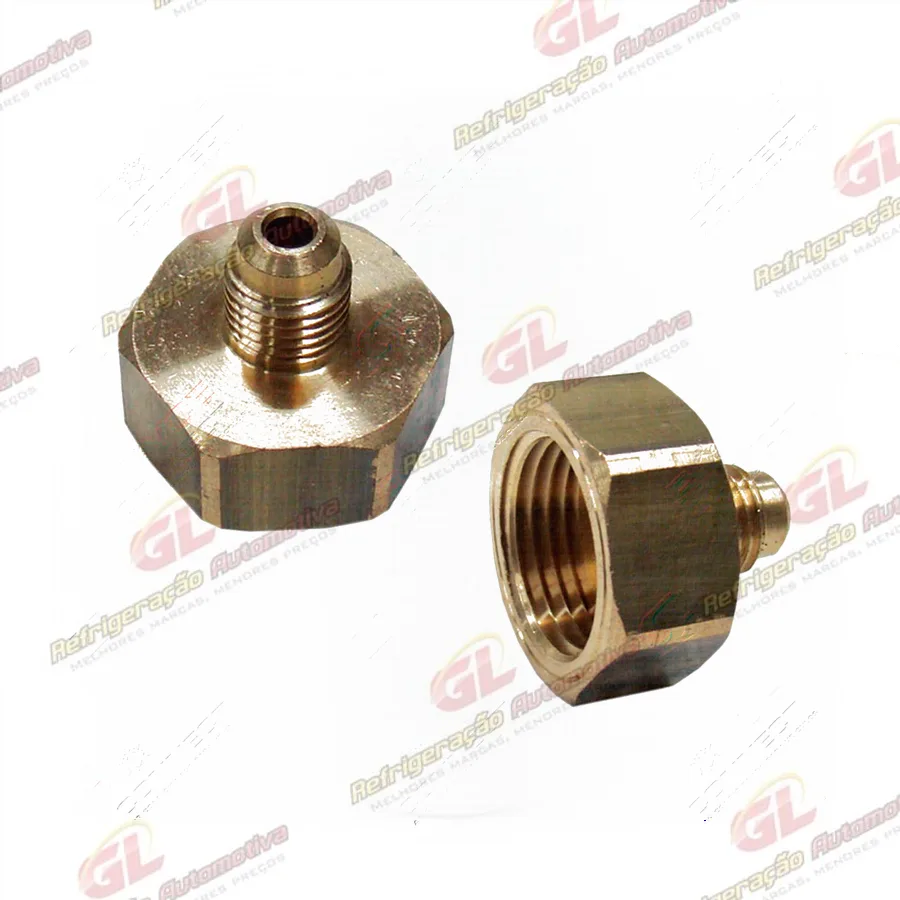 Niple Redutor de 3/8 x 1/4 do Tanque de Descarga da Recolhedora Robinair RC.500.490/590