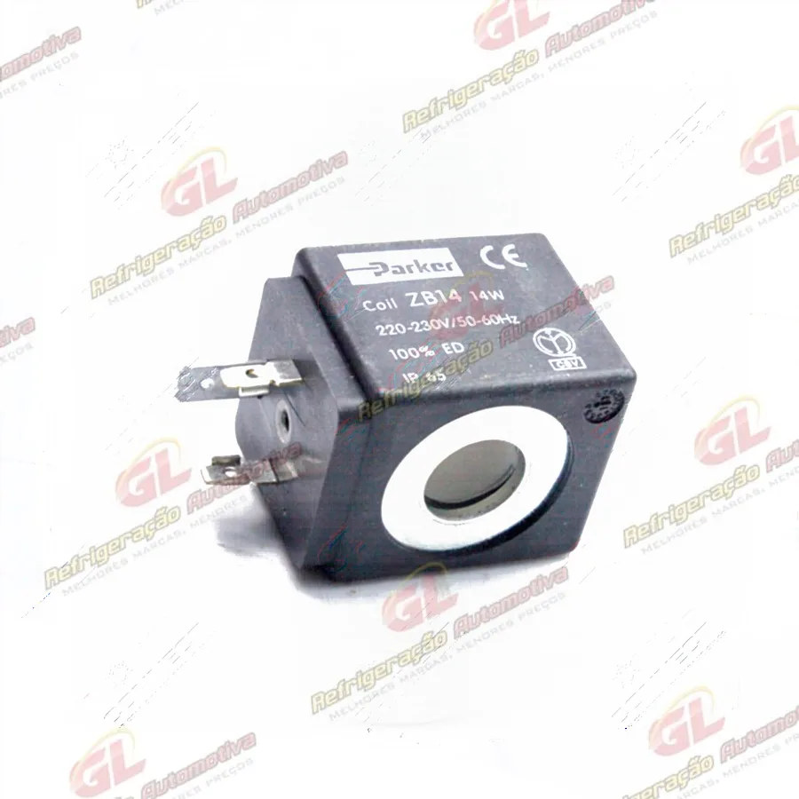 Bobina da Válvula Solenoide da Recolhedora Robinair RC.500.490/590 - 220 Volts