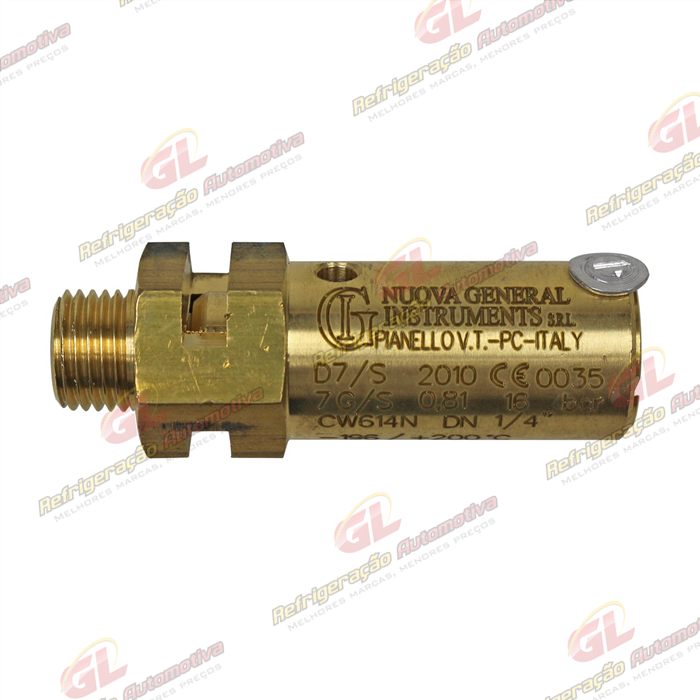 Válvula de Segurança do Tanque da Recolhedora Robinair RC.500.490/590