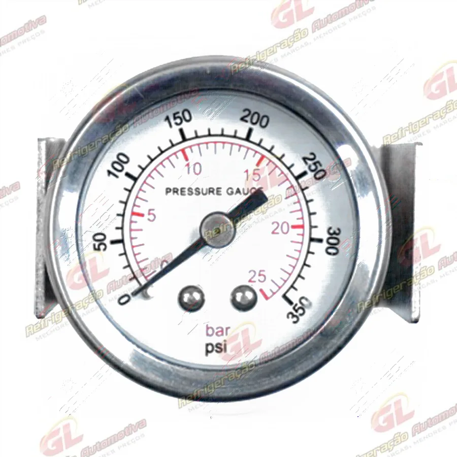 Manômetro de Pressão do Tanque de Armazenagem da Recolhedora Robinair PRO550 RC.500.550